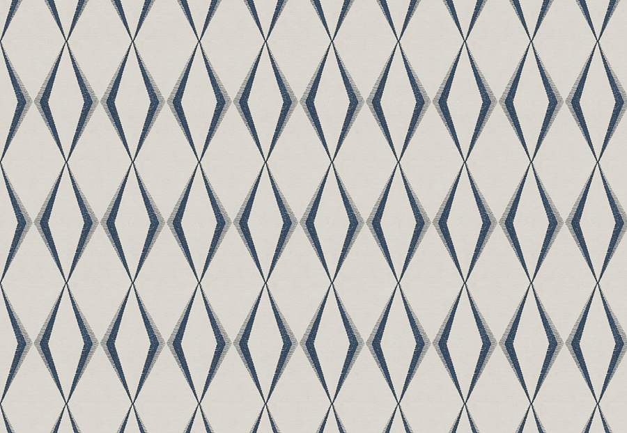 Ткань Fabricut Chromatics Vol.XXV Indigo Dada Diamond/Navy