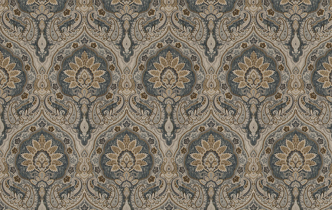 Американская ткань Fabricut, коллекция Chromatics Vol.XXV Indigo, артикул Cockney/Denim