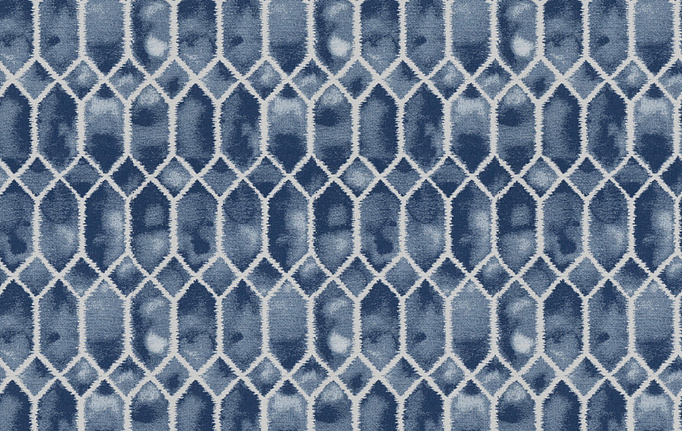 Американская ткань Fabricut, коллекция Chromatics Vol.XXV Indigo, артикул Conceptual/Delft