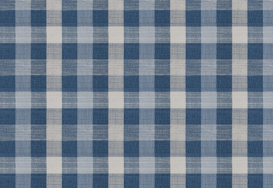 Ткань Fabricut Chromatics Vol.XXV Indigo Abani Check/Bluestone
