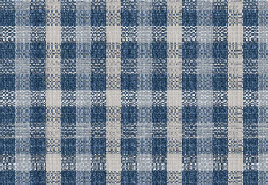 Ткань Fabricut Chromatics Vol.XXV Indigo Abani Check/Bluestone
