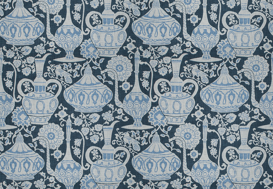 Ткань Fabricut Chromatics Vol.XXV Indigo Anapest/Indigo