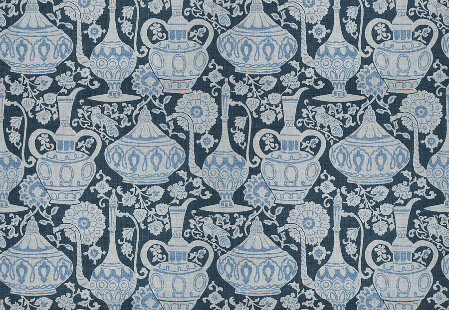 Ткань Fabricut Chromatics Vol.XXV Indigo Anapest/Indigo