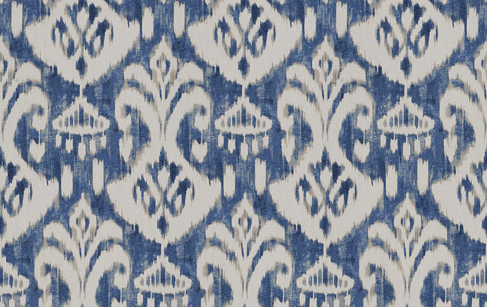 Американская ткань Fabricut, коллекция Chromatics Vol.XXV Indigo, артикул Emphasis/Ocean