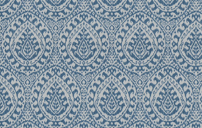 Американская ткань Fabricut, коллекция Chromatics Vol.XXV Indigo, артикул Plomer/Denim