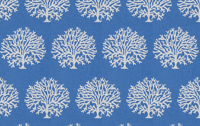 Американская ткань Fabricut, коллекция Chromatics Vol.XXV Indigo, артикул Cretic/Cobalt