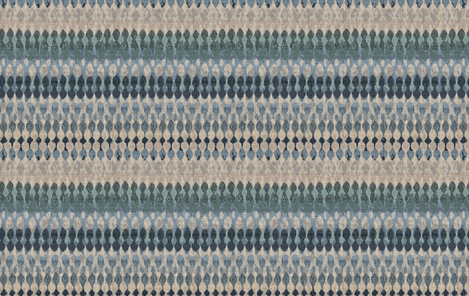 Американская ткань Fabricut, коллекция Chromatics Vol.XXV Indigo, артикул Verbiage/Denim