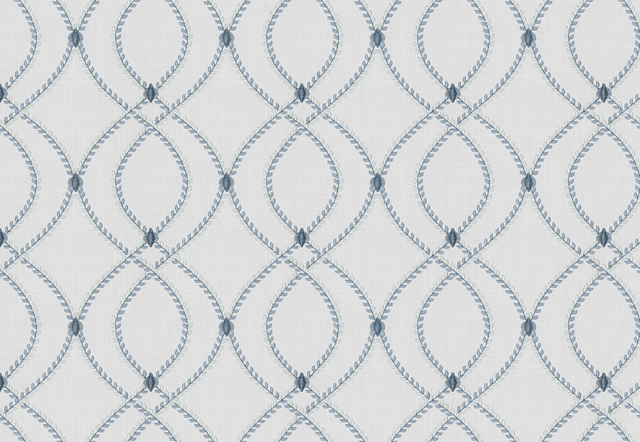 Ткань Fabricut Chromatics Vol.XXV Indigo Alliteration/Marine