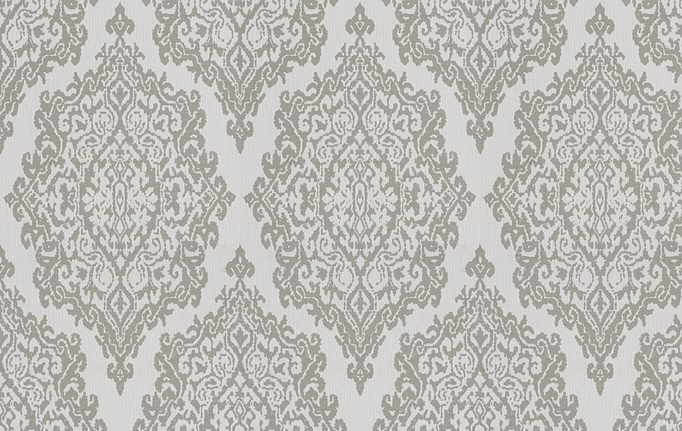 Американская ткань Fabricut, коллекция Chromatics Vol.XXV Pewter, артикул Triumph Damask/Dove