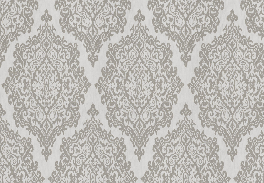 Ткань Fabricut Chromatics Vol.XXV Pewter Triumph Damask/Dove