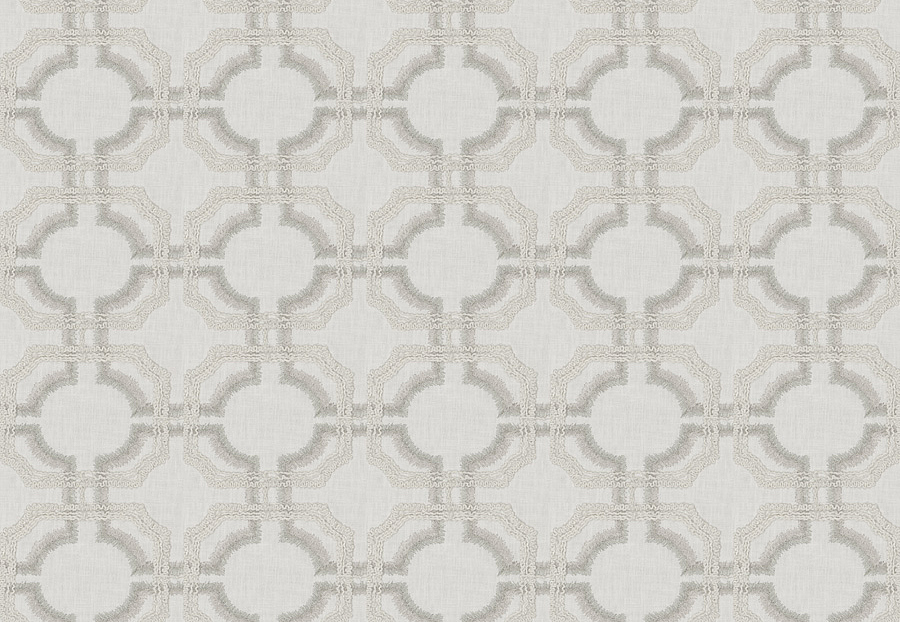 Ткань Fabricut Chromatics Vol.XXV Pewter Diction lattice/Cloud