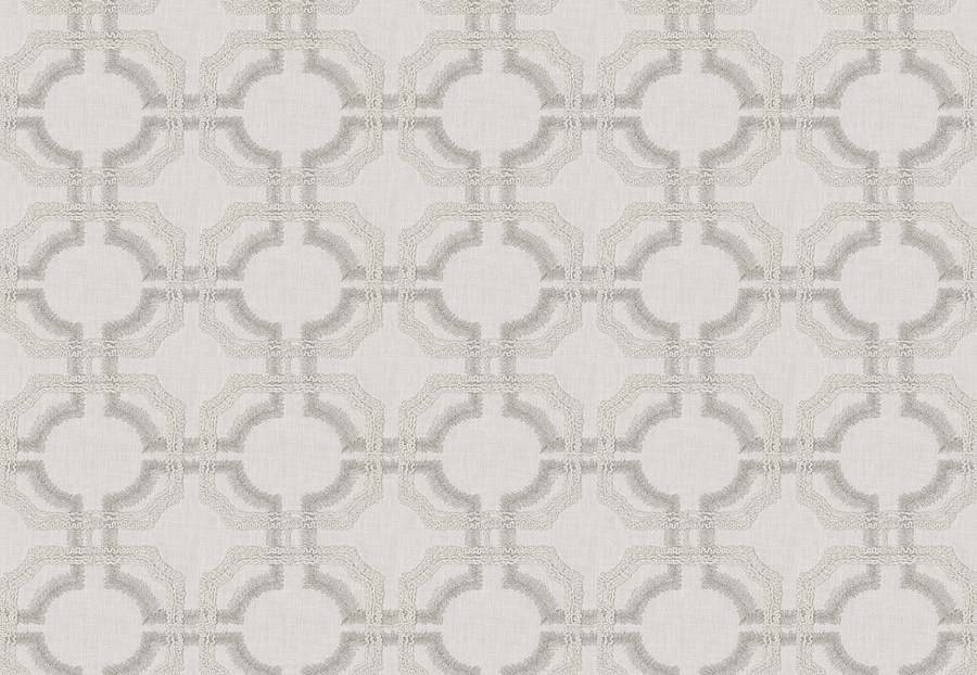 Ткань Fabricut Chromatics Vol.XXV Pewter Diction lattice/Cloud