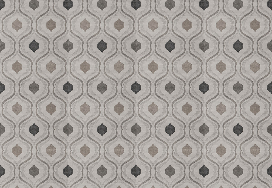 Ткань Fabricut Chromatics Vol.XXV Pewter Dubie ogee/Graphite