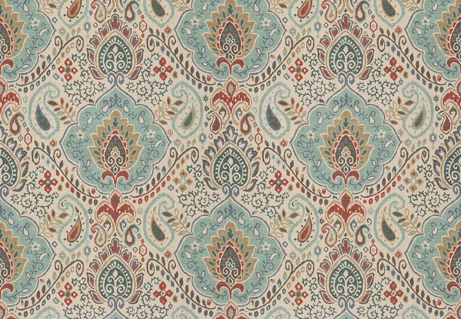 Ткань Fabricut Chromatics Vol.XXV Resort Dramatic/Peacock