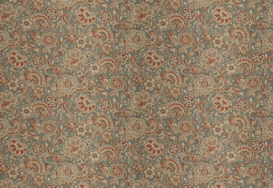 Ткань Fabricut Chromatics Vol.XXV Resort Tercet floral/Autumn sky