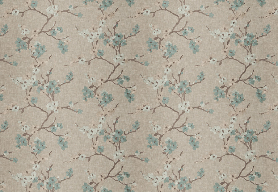 Ткань Fabricut Chromatics Vol.XXV Resort Trochee floral/Lagoon