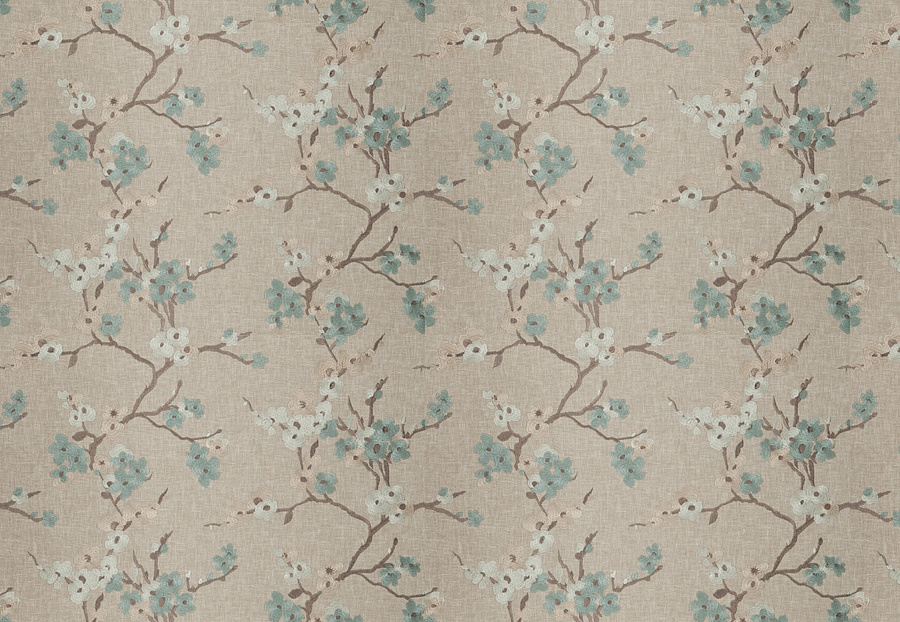 Ткань Fabricut Chromatics Vol.XXV Resort Trochee floral/Lagoon