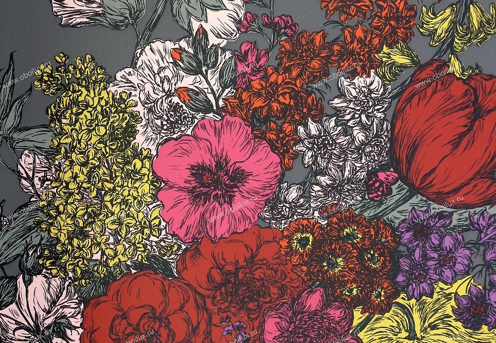 Обои Clarke & Clarke Floribunda W0041-03