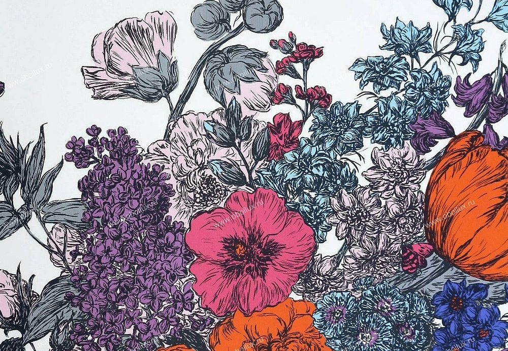 Обои Clarke & Clarke Floribunda W0041-06
