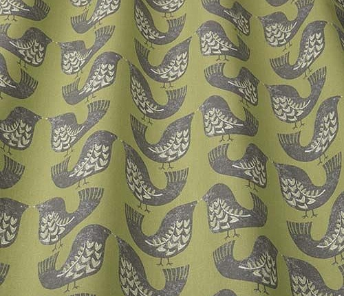 Ткань Daylight Fantasy Time Scandi Birds/Kiwi