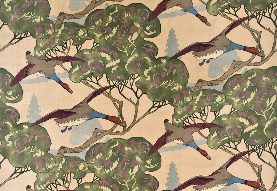 Ткань Mulberry Flying Ducks Velvet FD258/L102
