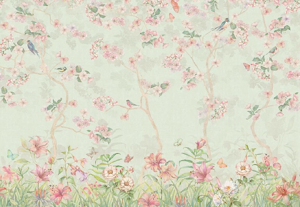 Панно и фотообои Affresco Botanica AFF 723 VEL 480