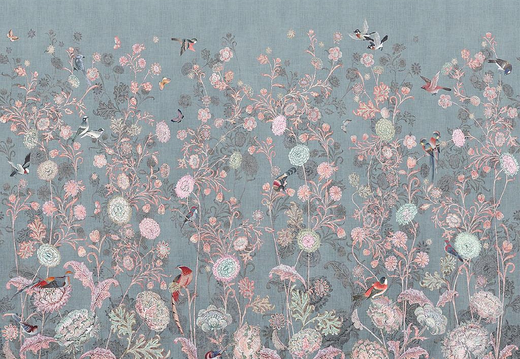 Панно и фотообои Affresco Цветариум Bird Kingdom Color 2
