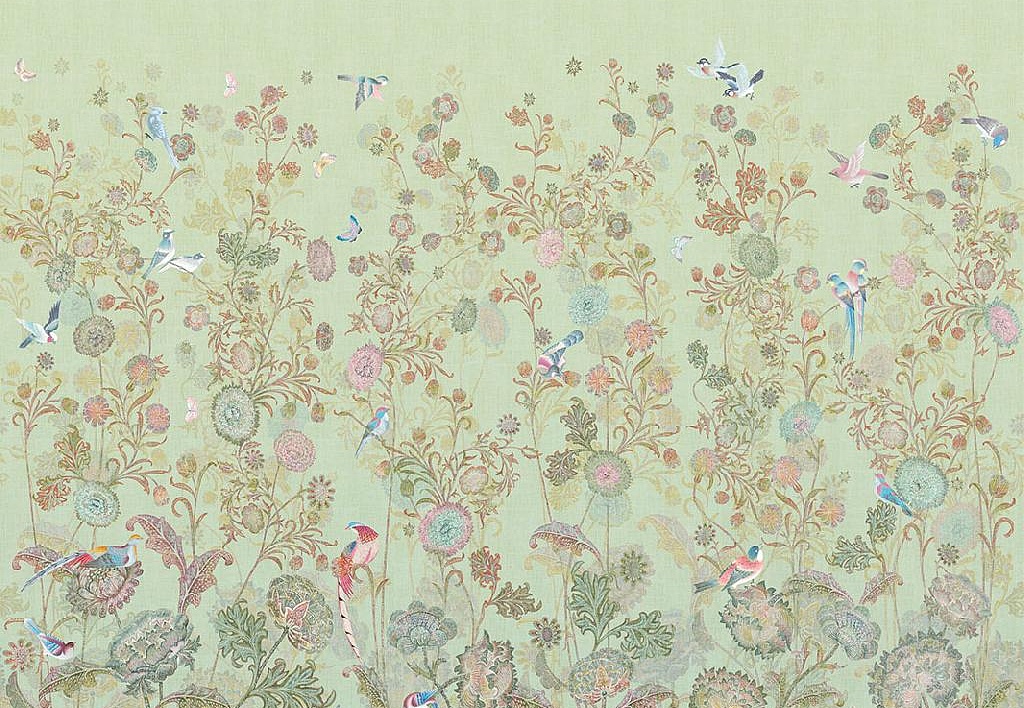 Панно и фотообои Affresco Цветариум Bird Kingdom Color 4