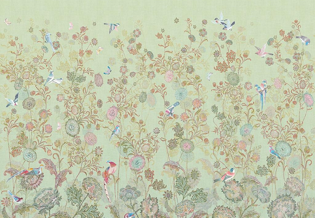 Панно и фотообои Affresco Цветариум Bird Kingdom Color 4