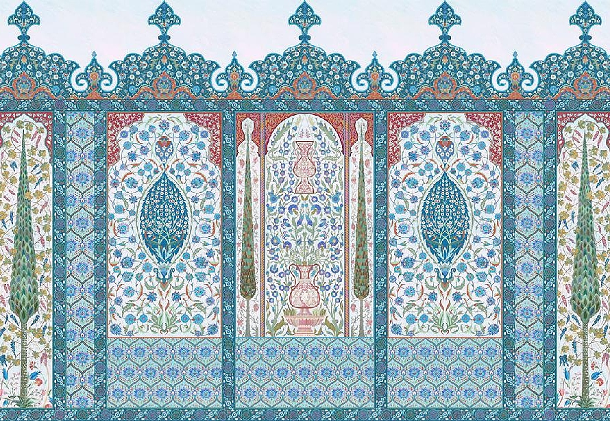 Панно и фотообои Affresco Цветариум Fairy Tale Color 1