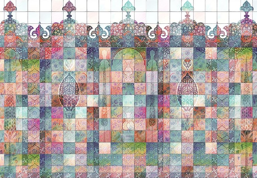 Панно и фотообои Affresco Цветариум Fairy Tale Color 3