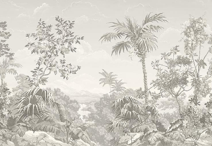 Панно и фотообои Affresco Цветариум Jungle Color 3