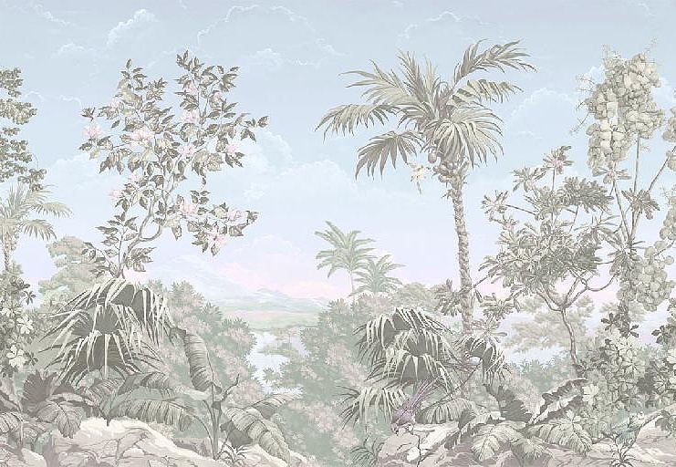 Панно и фотообои Affresco Цветариум Jungle Color 4