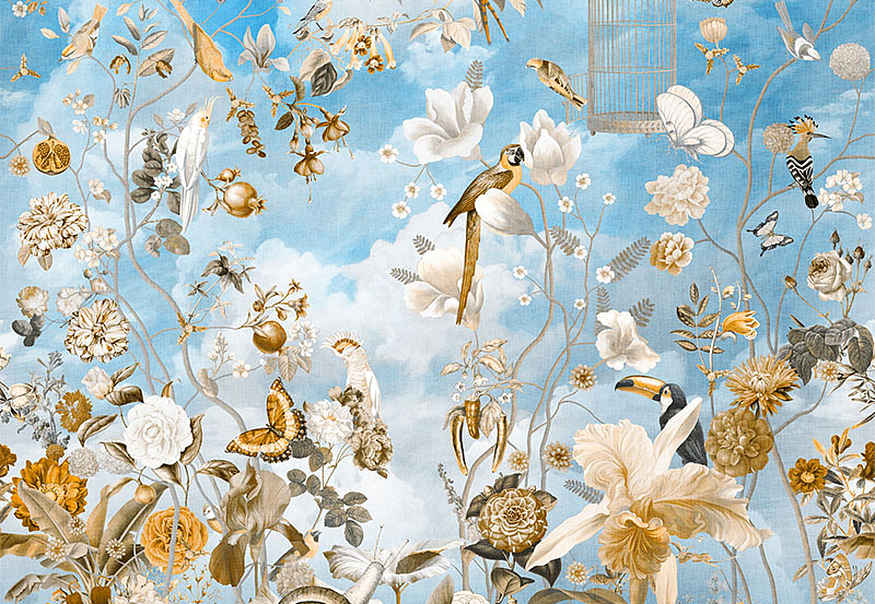 Панно и фотообои Affresco Цветариум Morning In Tsvetarium Color 2