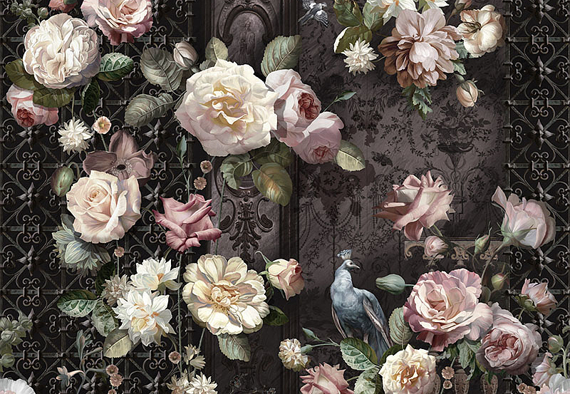 Панно и фотообои Affresco Цветариум Rose Color 1