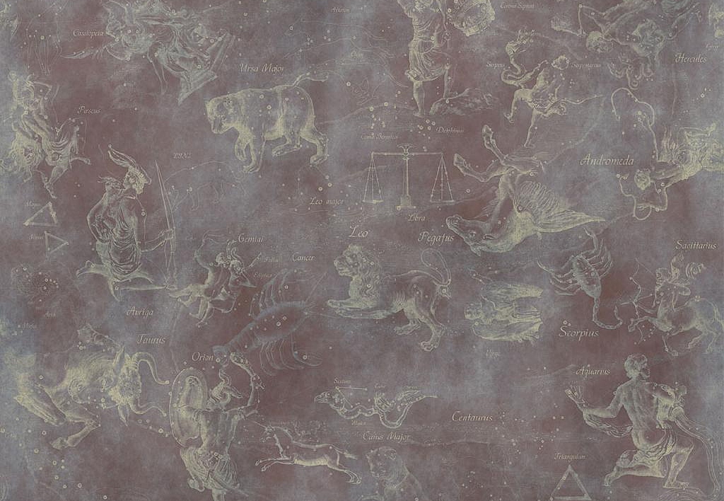Панно и фотообои Affresco Цветариум Uranographia Color 1