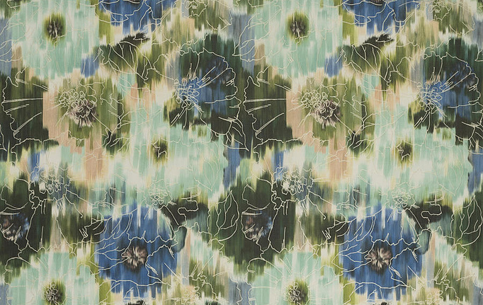 Американская ткань Fabricut, коллекция Artfully Modern Watercolor, артикул FloralIllusion/Watercolor