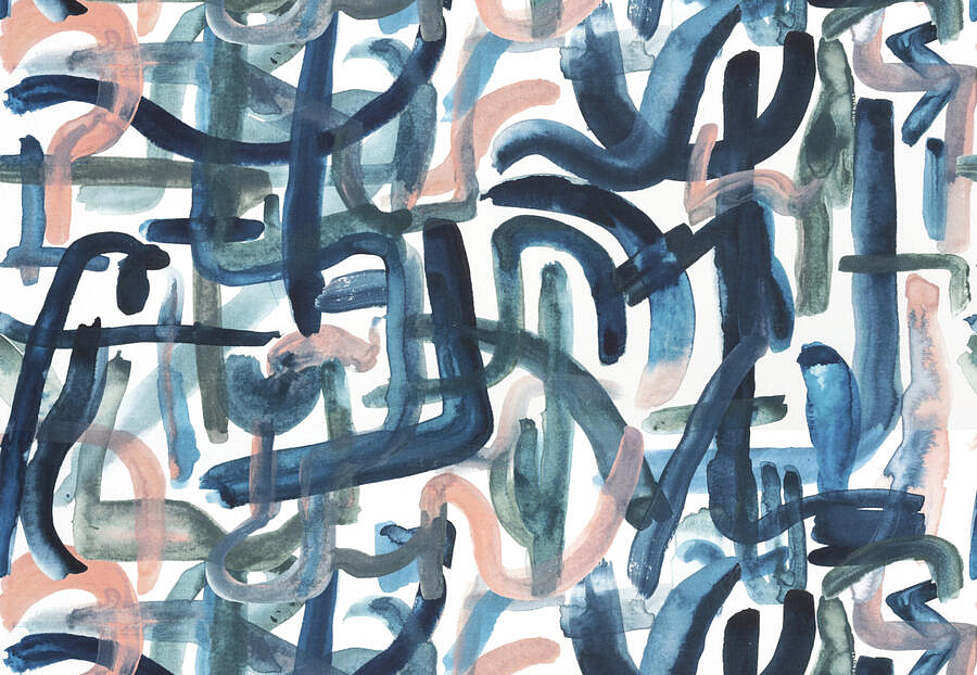 Ткань Fabricut Artfully Modern Watercolor Layers/Watercolor