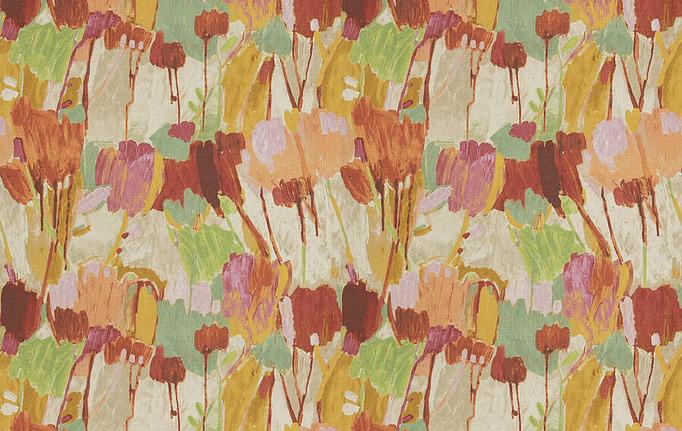 Американская ткань Fabricut, коллекция Artfully Modern Pottery, артикул MixedMedia/Springtime