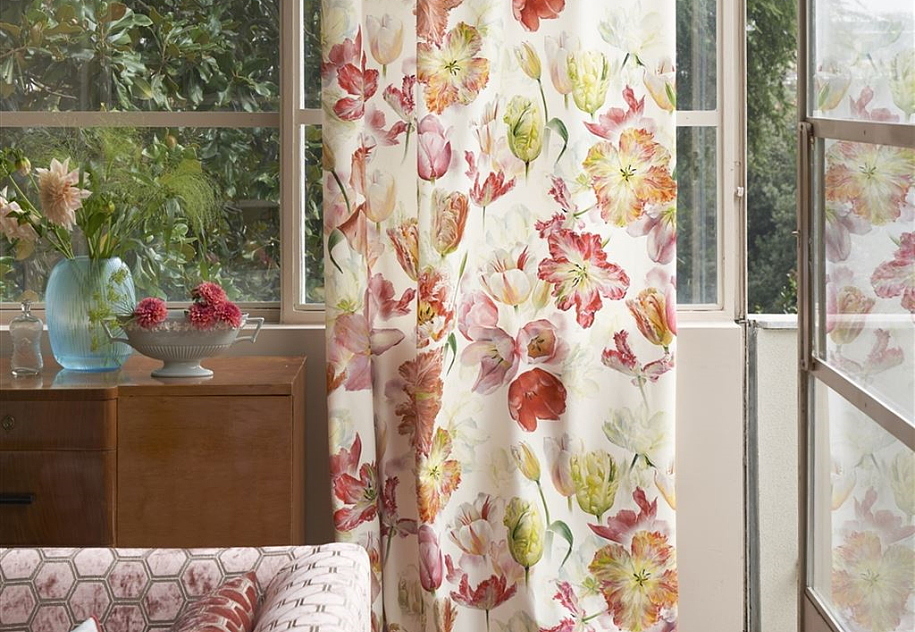 Ткань Designers Guild Grandiflora Rose FDG2955/01