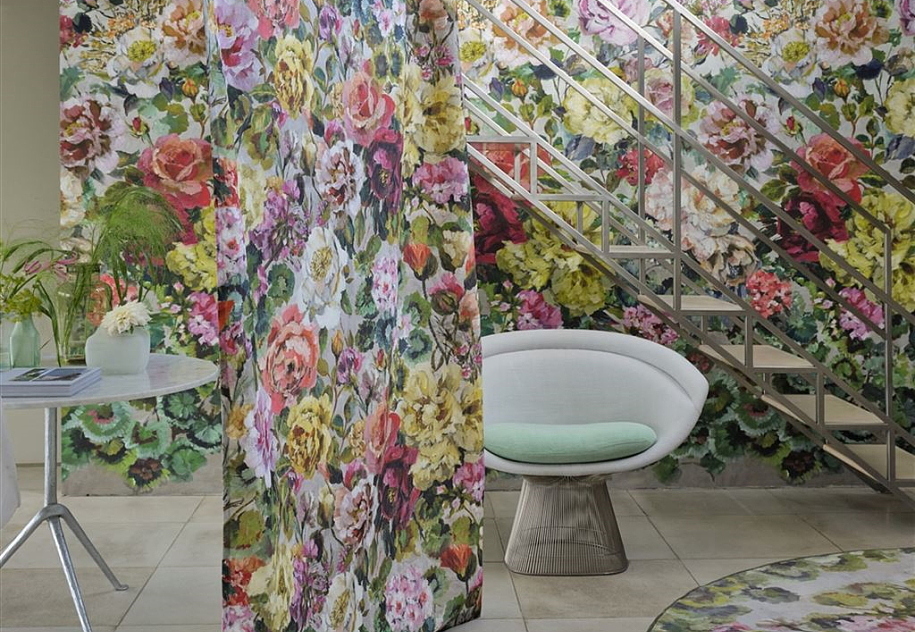 Ткань Designers Guild Grandiflora Rose FDG2957/01