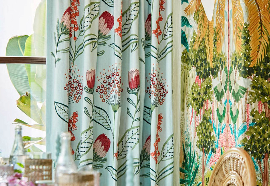Ткань Clarke & Clarke Breegan Jane x Clarke & Clarke F1715/03