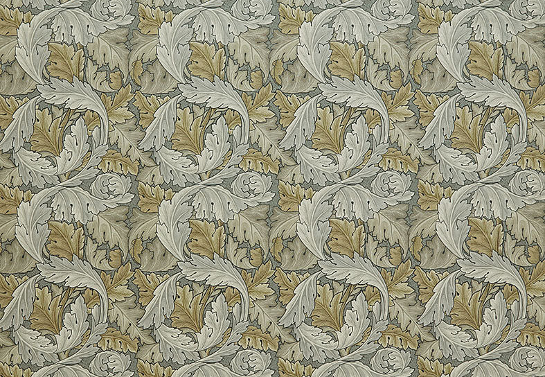 Ткань William Morris At Home Kelmscott Gardens Volume I Acanthus Velvet/Flint