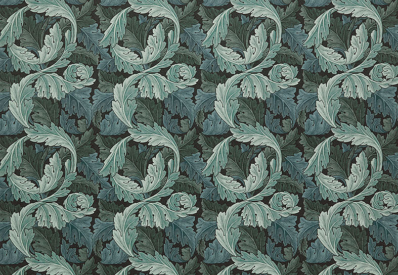 Ткань William Morris At Home Kelmscott Gardens Volume I Acanthus Velvet/Indigo