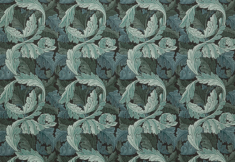 Ткань William Morris At Home Kelmscott Gardens Volume I Acanthus Velvet/Indigo