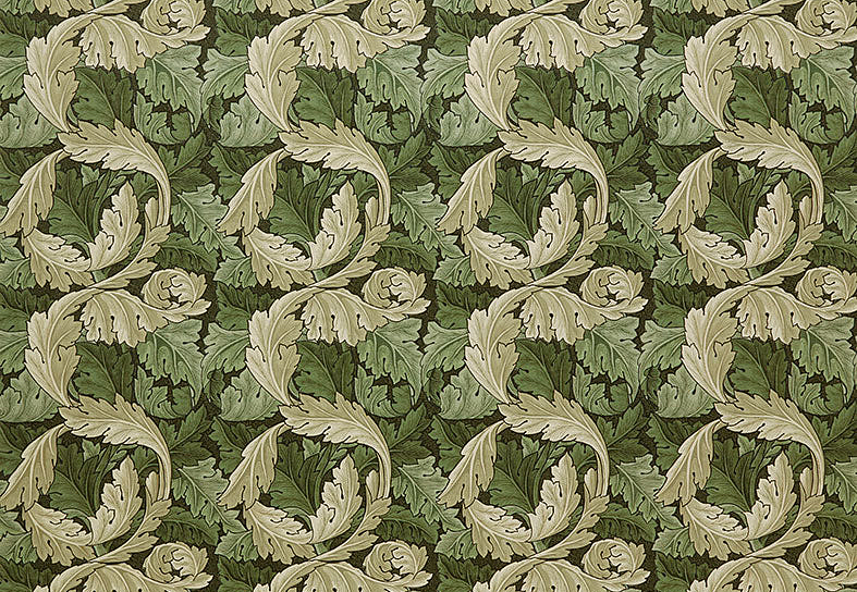 Ткань William Morris At Home Kelmscott Gardens Volume I Acanthus Velvet/Nettle