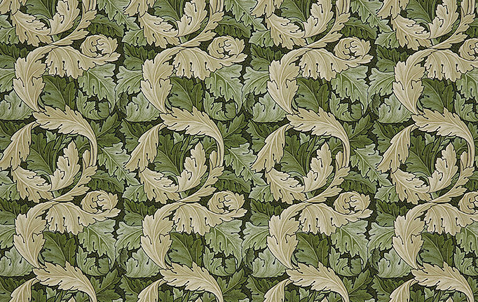 Английская ткань William Morris At Home, коллекция Kelmscott Gardens Volume I, артикул Acanthus/Nettle