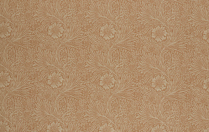 Английская ткань William Morris At Home, коллекция Kelmscott Gardens Volume I, артикул Marigold Woven/Madder