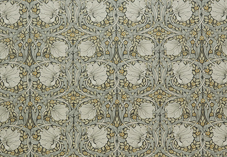 Ткань William Morris At Home Kelmscott Gardens Volume I Pimpernel Velvet/Flint
