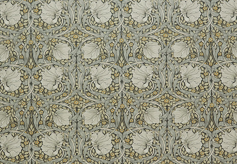 Ткань William Morris At Home Kelmscott Gardens Volume I Pimpernel Velvet/Flint